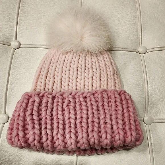 Eugenia Kim Pink PomPom Hat